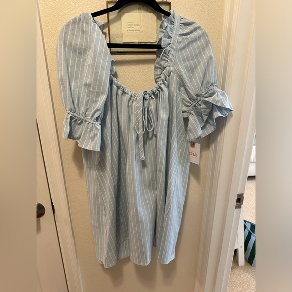 Stone Cold Fox Blue Baby Doll Dress - Picture 4 of 5